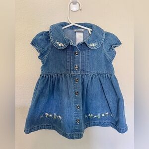 Carter's Vintage Blue Denim Baby Dress